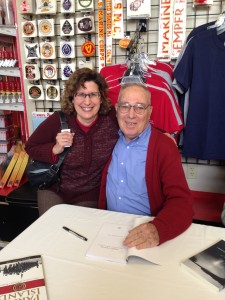 Eugene Alvarez takes a moment from his book signing to pose for a picture with me.