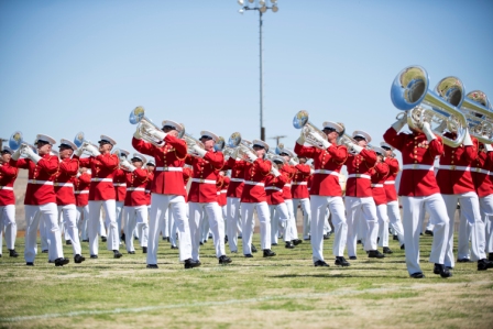 USMC Drum & Bugle Corps (Photo by Carlos Guerra)