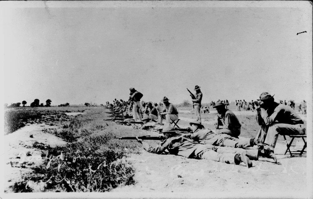 Firing weapons Parris Island