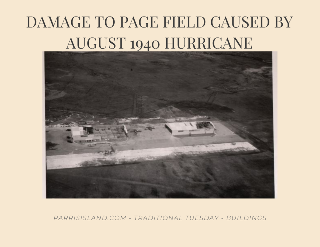 1940 Hurricane Damage to Page Field