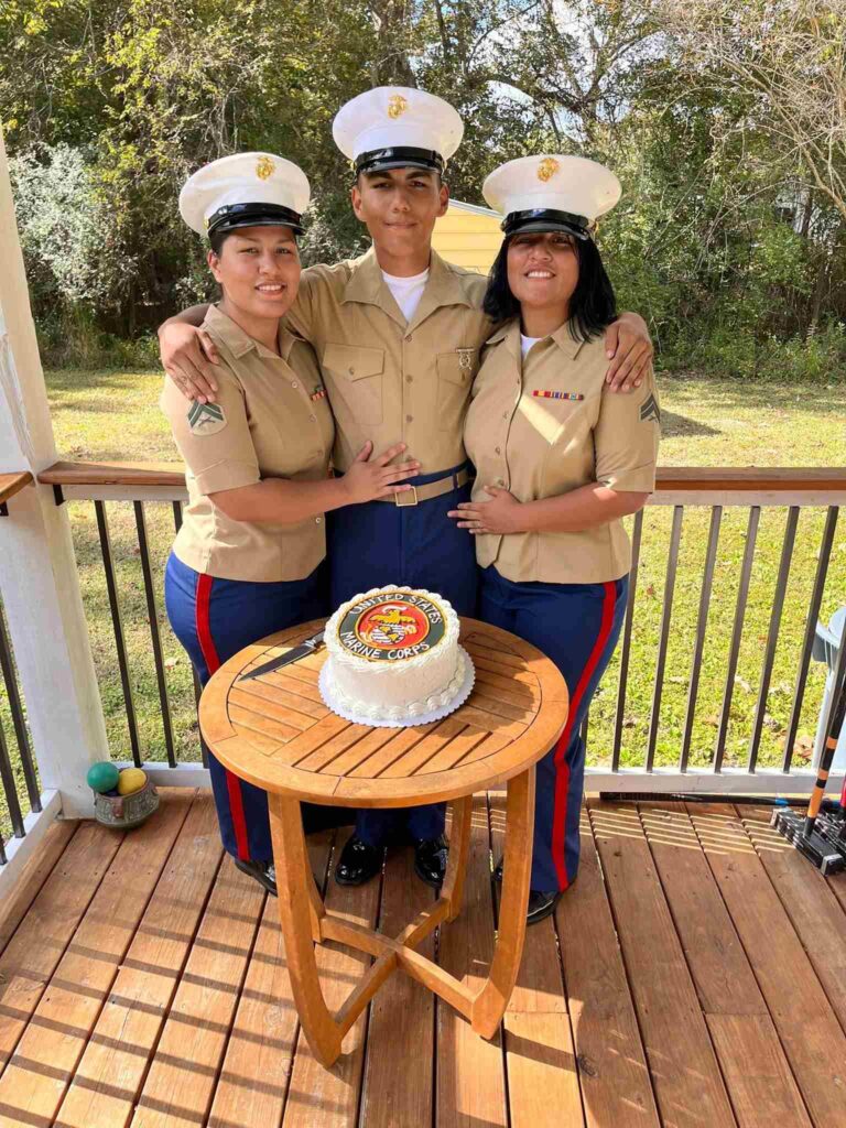 A Marine Inspires Siblings To Follow In Her Path